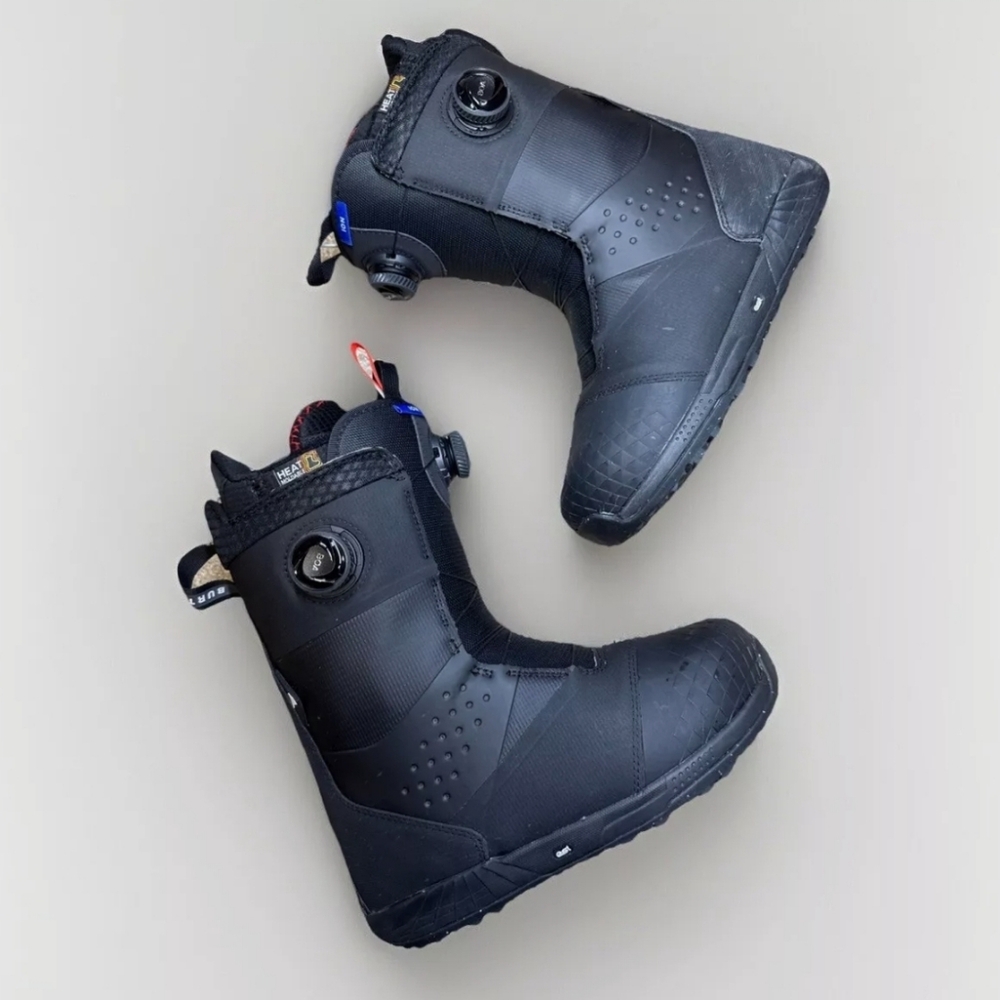 Burton ION BOA Black Mens Snowboard Boots Size 9.5